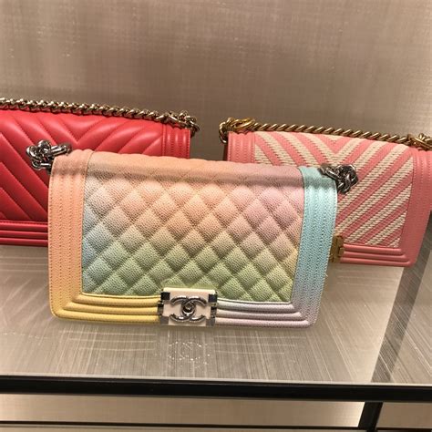 chanel rainbow boy bag price|chanel boy bag price 2021.